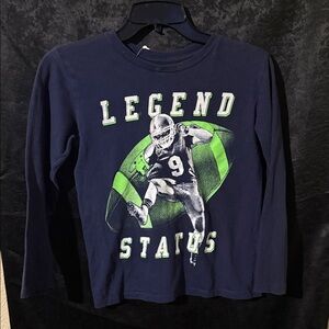 Legend Status Kids Long Sleeve Shirt - Navy Blue